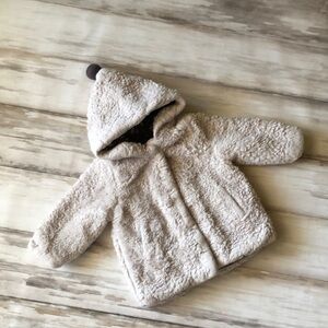 ZARA TODDLER FLEECE JACKET WITH HOOD / 18-24months